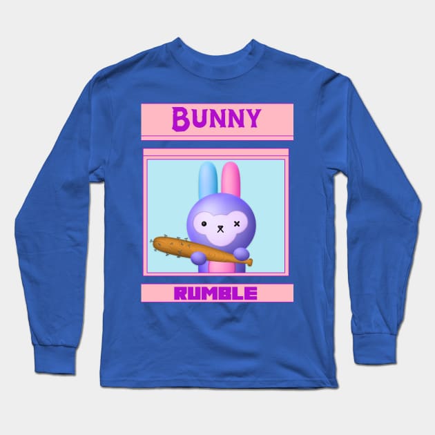 Bunny Rumble Long Sleeve T-Shirt by The Bunni Burrow